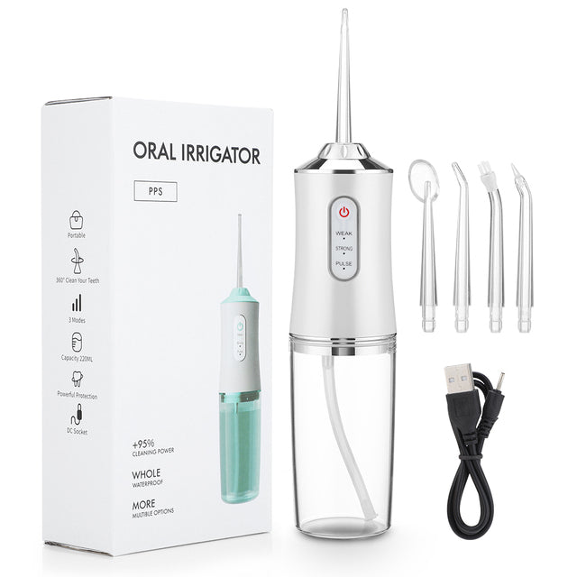 Irrigador Oral para Limpeza Bucal - CleanJet